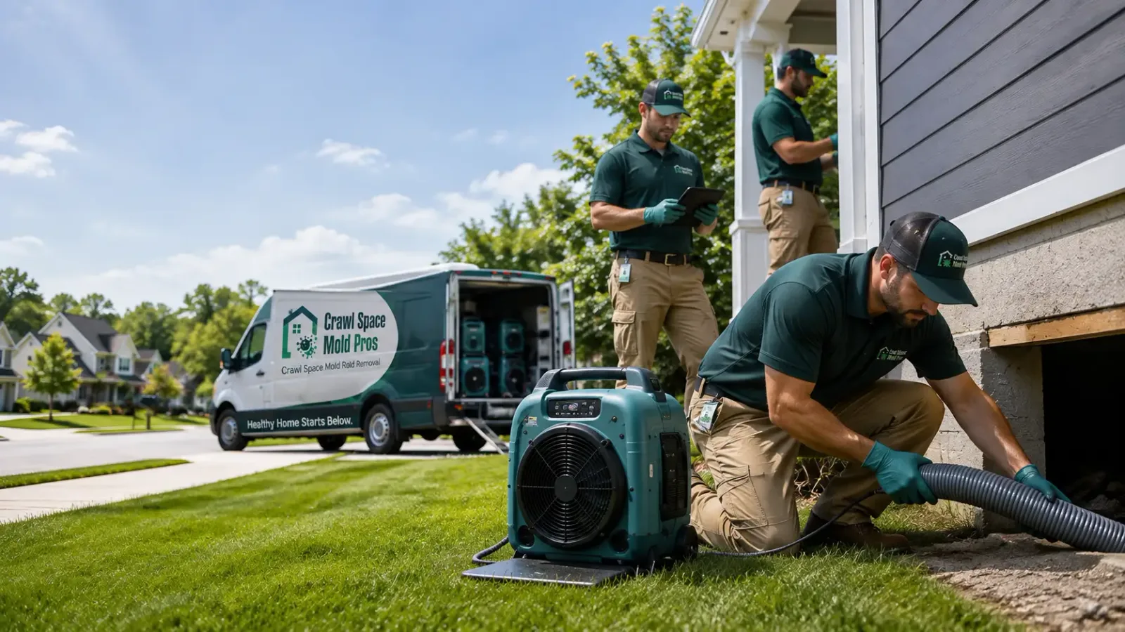 Crawl Space Mold Removal in Danville, KS